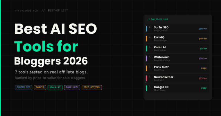 best ai seo tools for bloggers 2026 tested and ranked