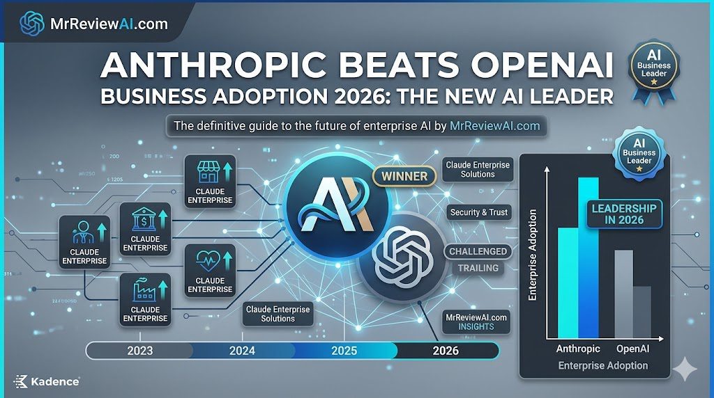 Anthropic Beats OpenAI in Business Adoption 2026 – Claude Enterprise Leads