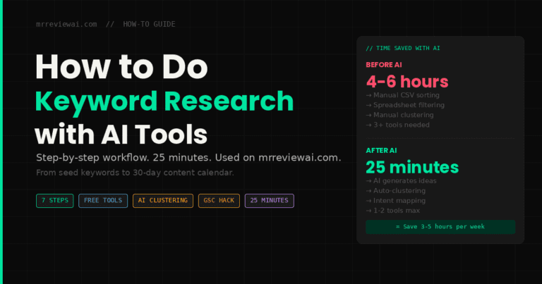 how to do keyword research with ai tools 2026 step by step guide