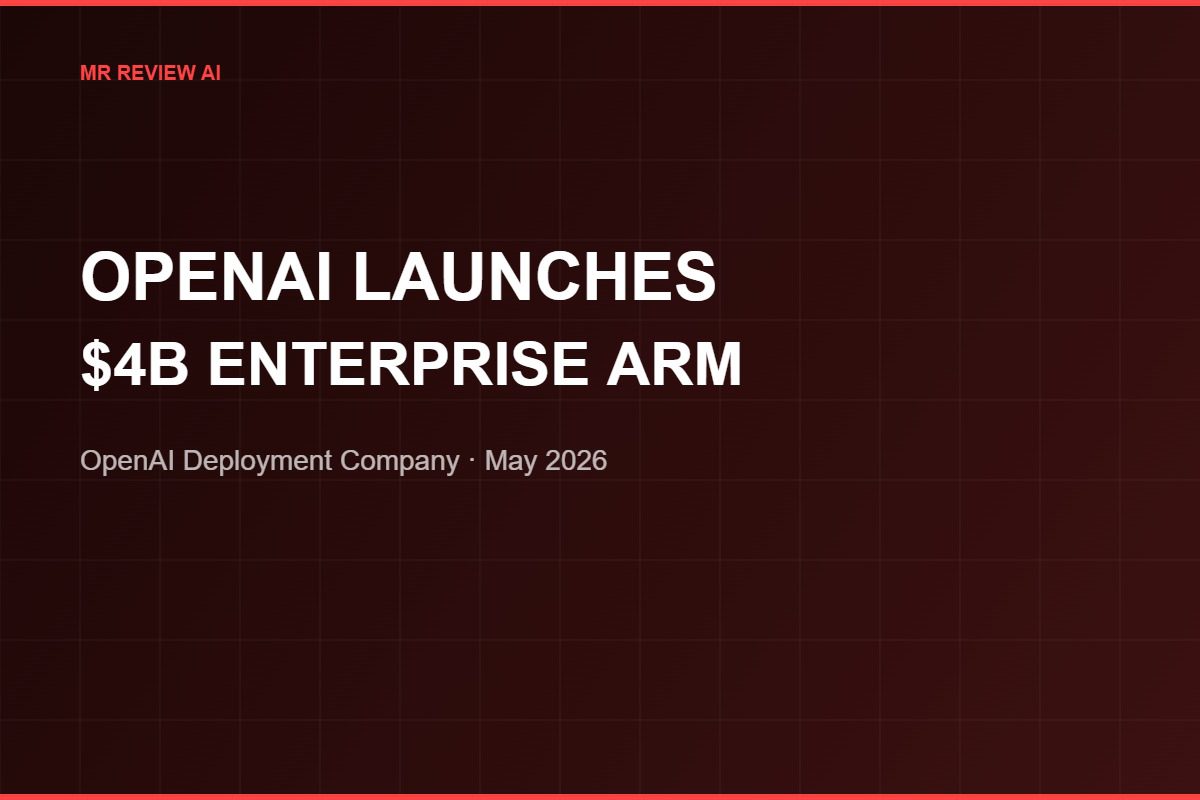 OpenAI $4B Deployment Company launch – enterprise AI consulting 2026