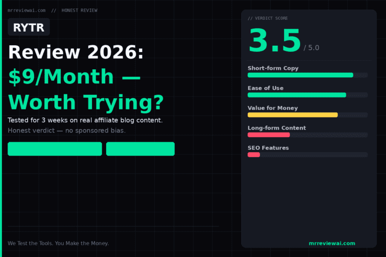 Rytr review 2026 - cheapest AI writer for bloggers worth trying